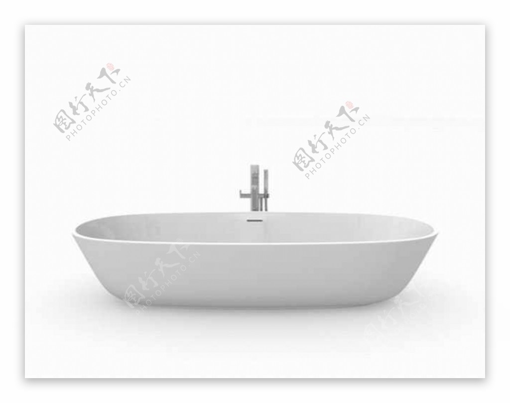 椭圆形浴缸