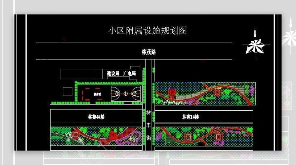 小区附属设施规划图