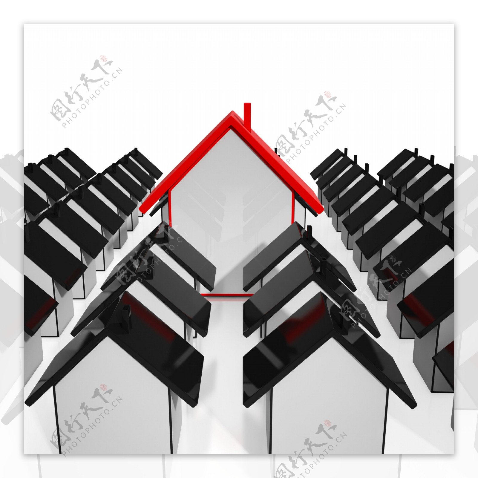 房子图标显示房地产销售