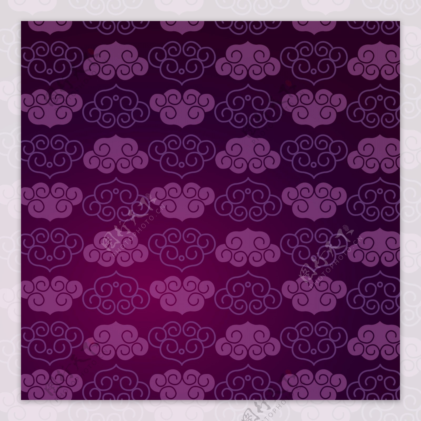 矢量图民族风紫色免费素材