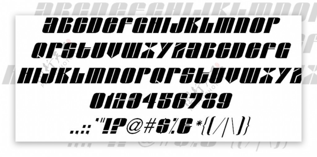 glypic字体