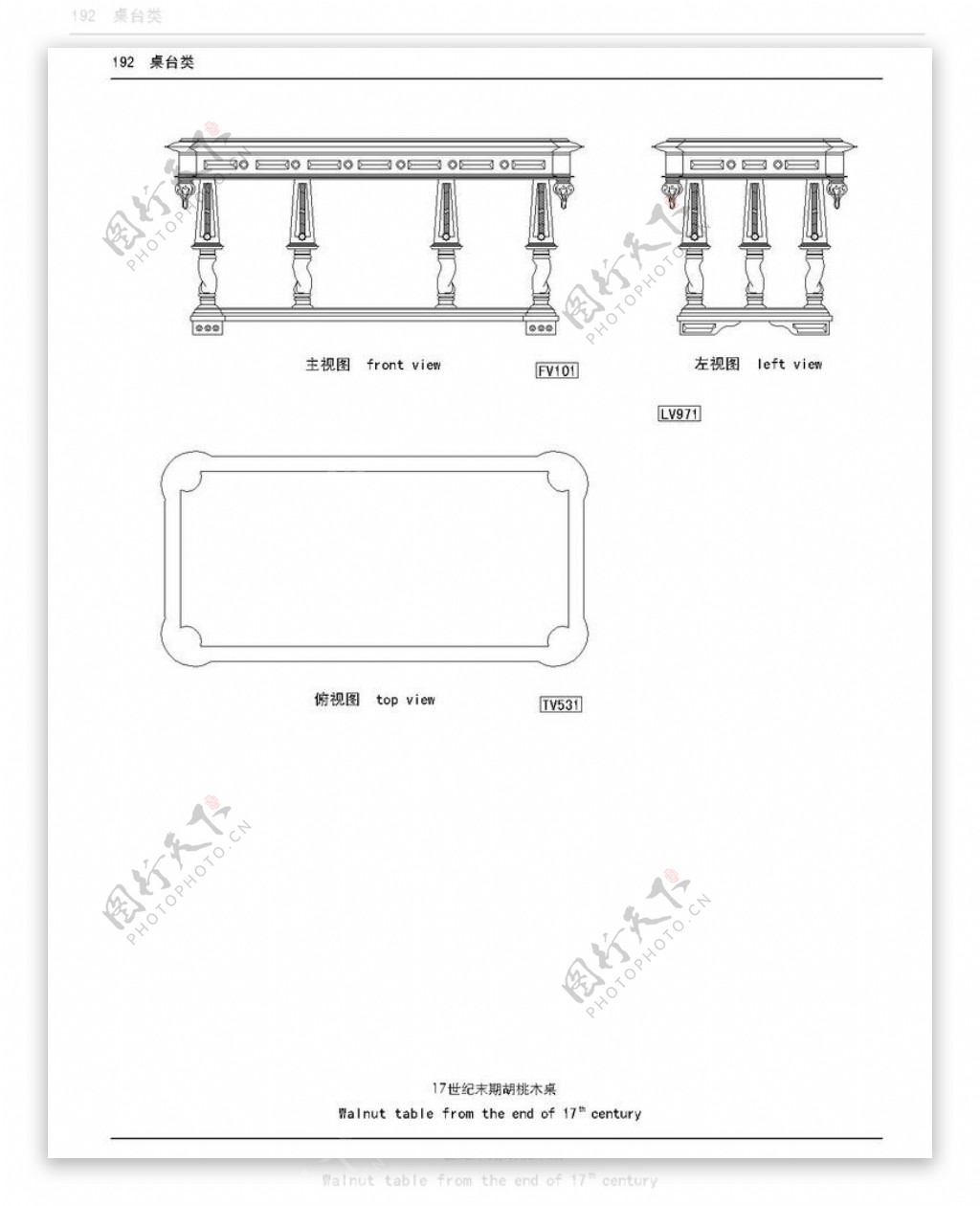 欧式家具图图片