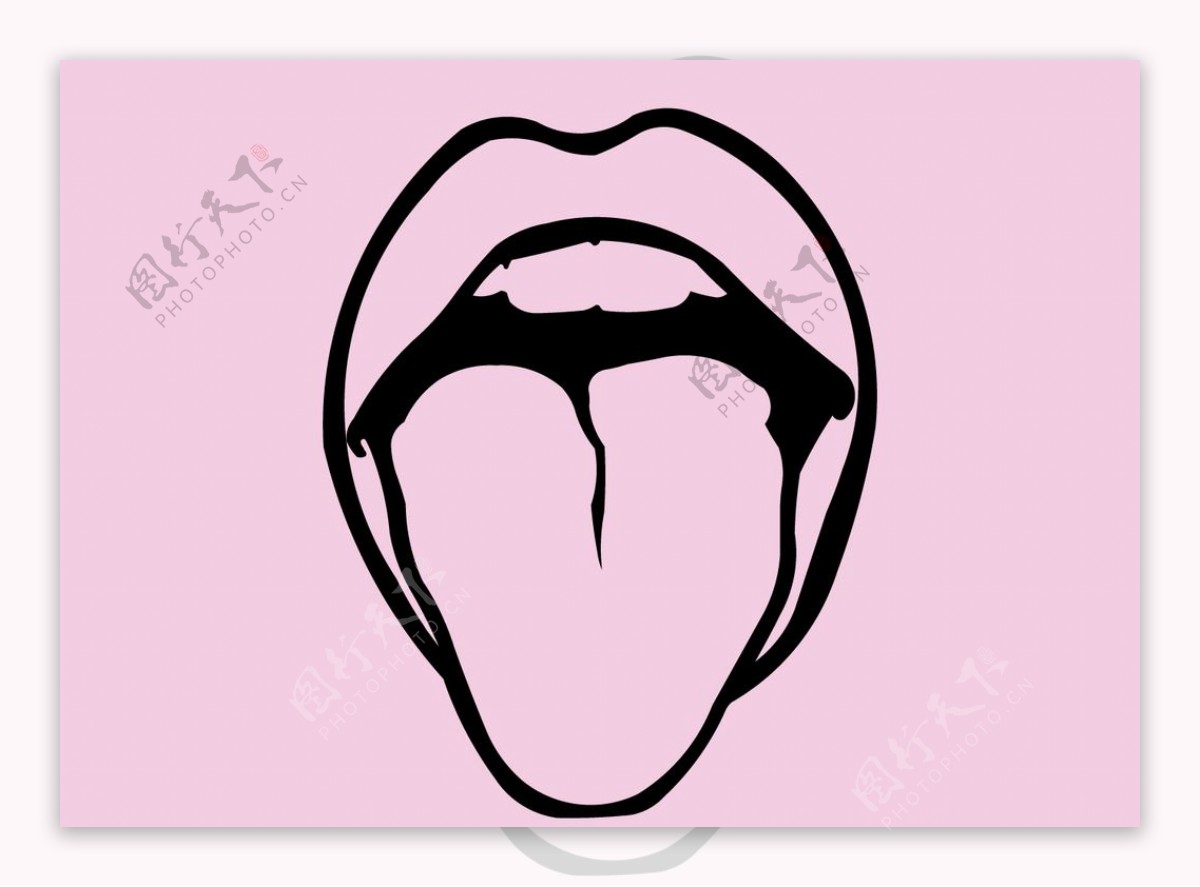 吐舌头图片