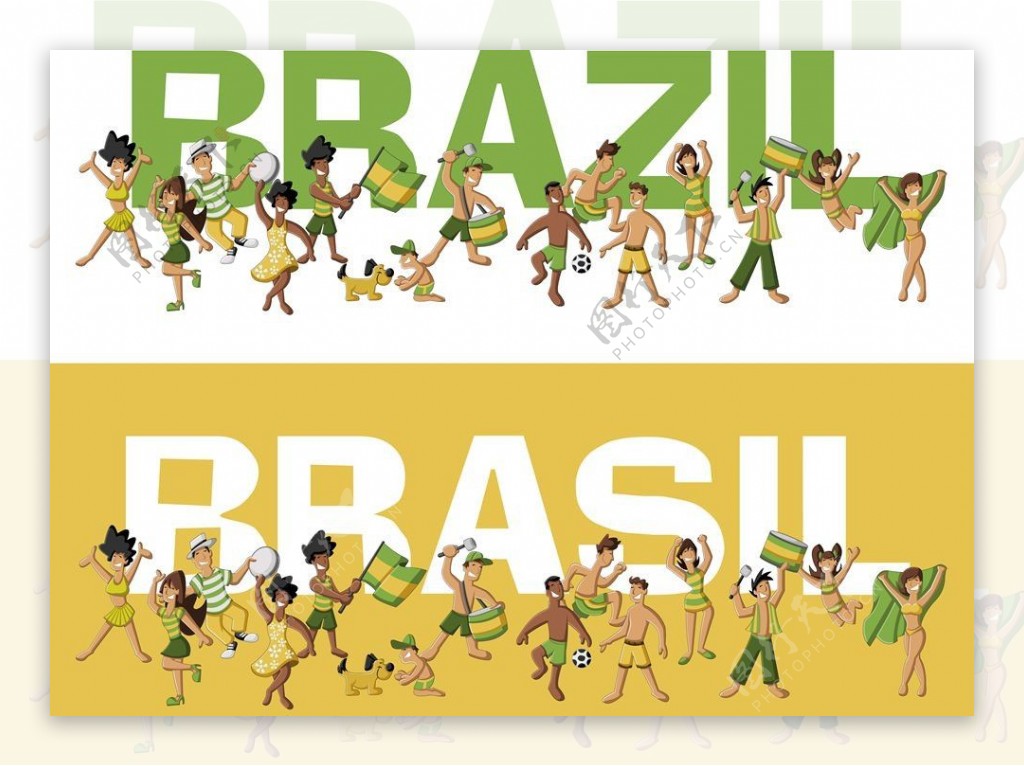 巴西足球拉拉队图片