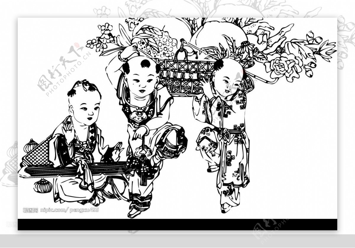中国古代儿童017图片