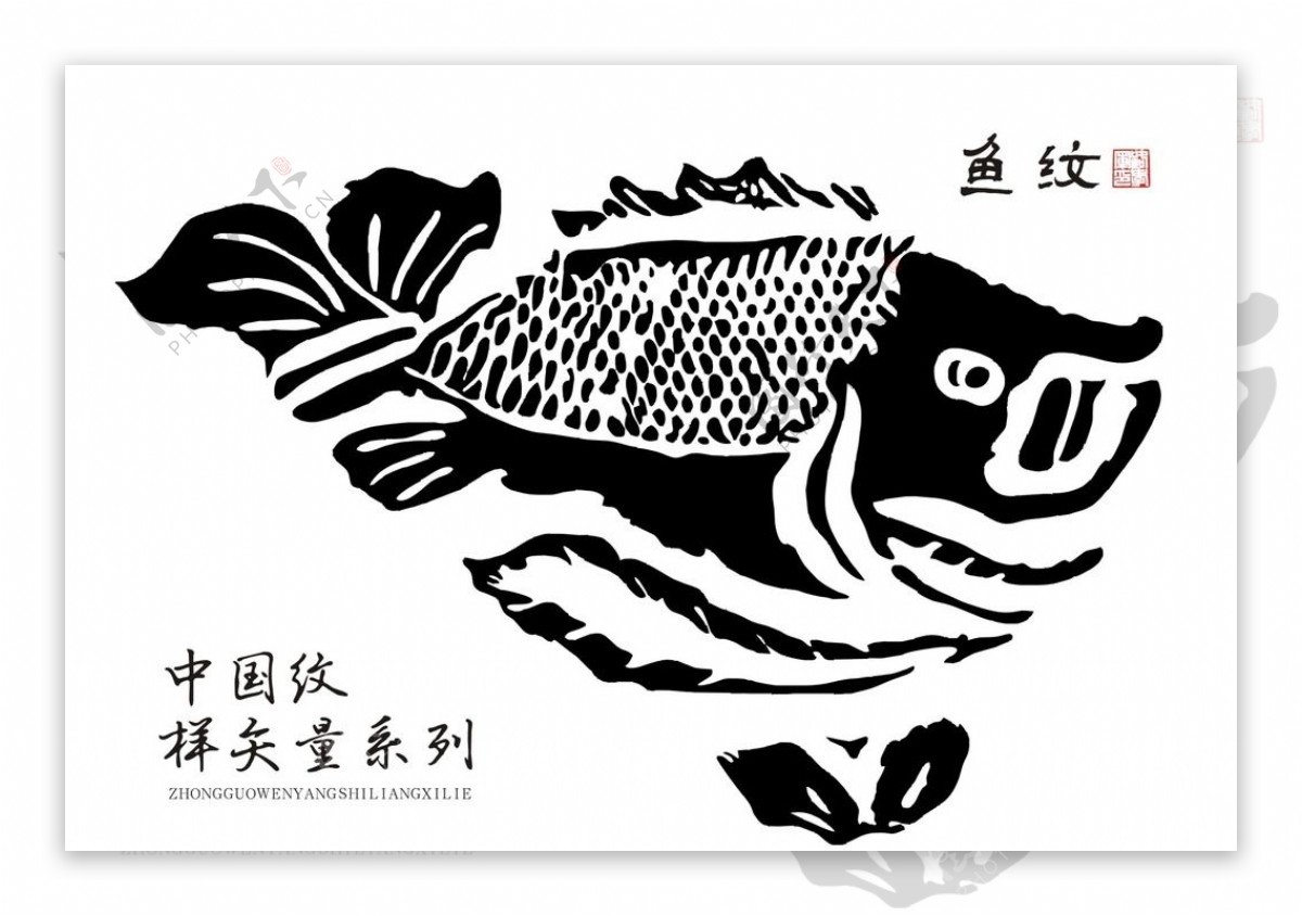 古典鱼纹装饰画图片