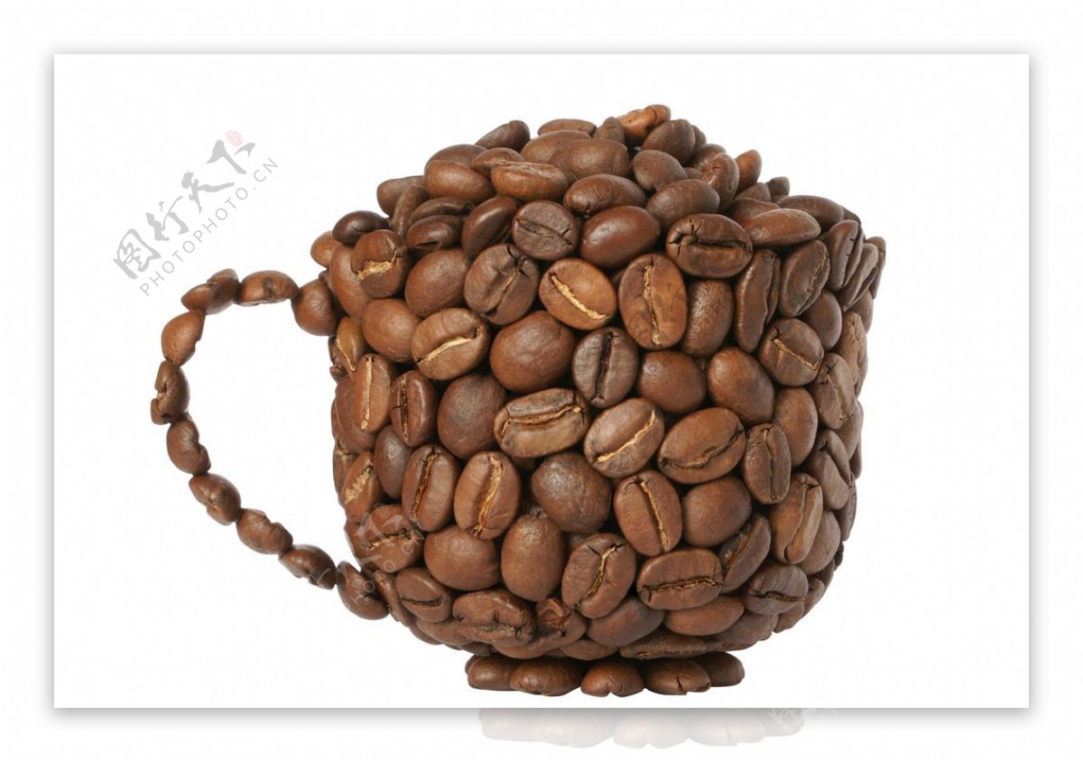 咖啡豆TIF无底图图片