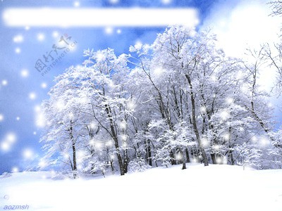动态雪景图片