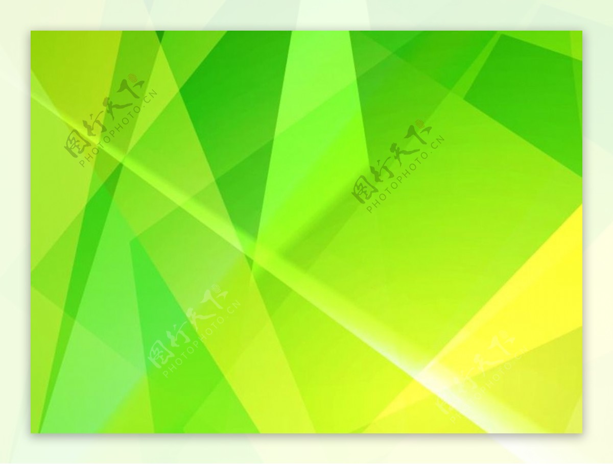 绿色随意几何形背景图片
