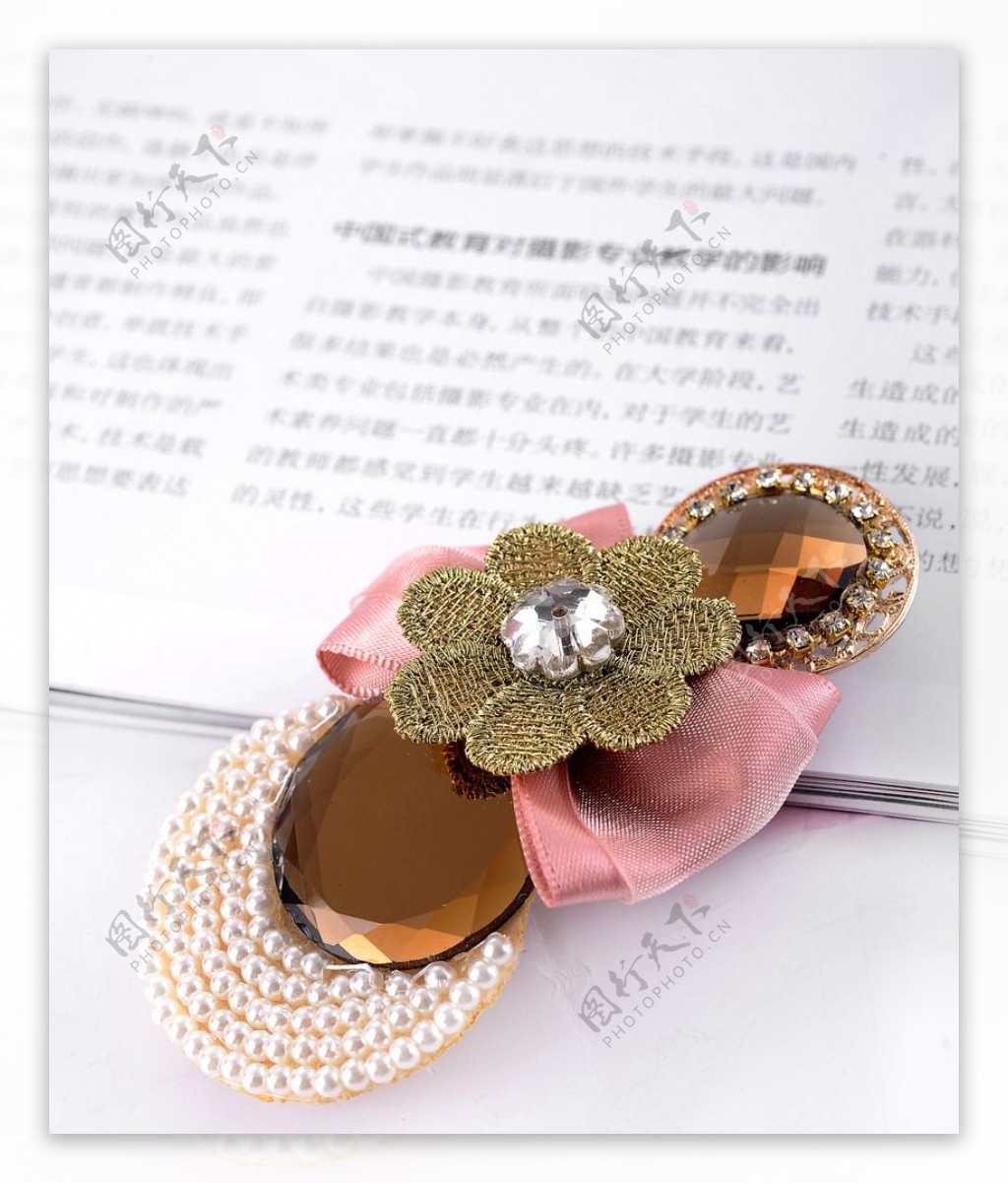 新款包邮花朵水晶发夹发卡头饰横夹弹簧夹送妈妈礼物饰品顶夹瑞丽_xuxiao_0807