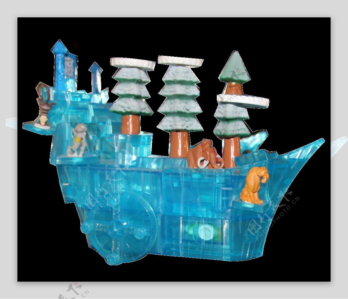 冰川海盗船素材图片