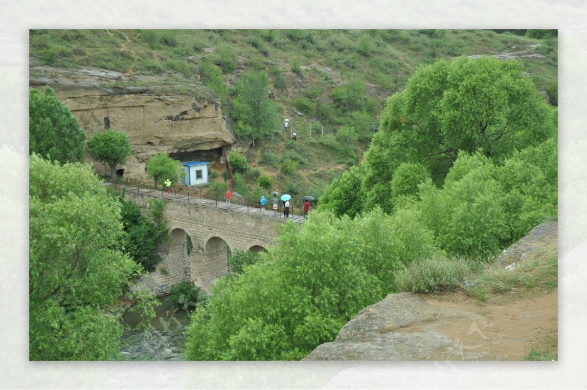 红石峡风光图片