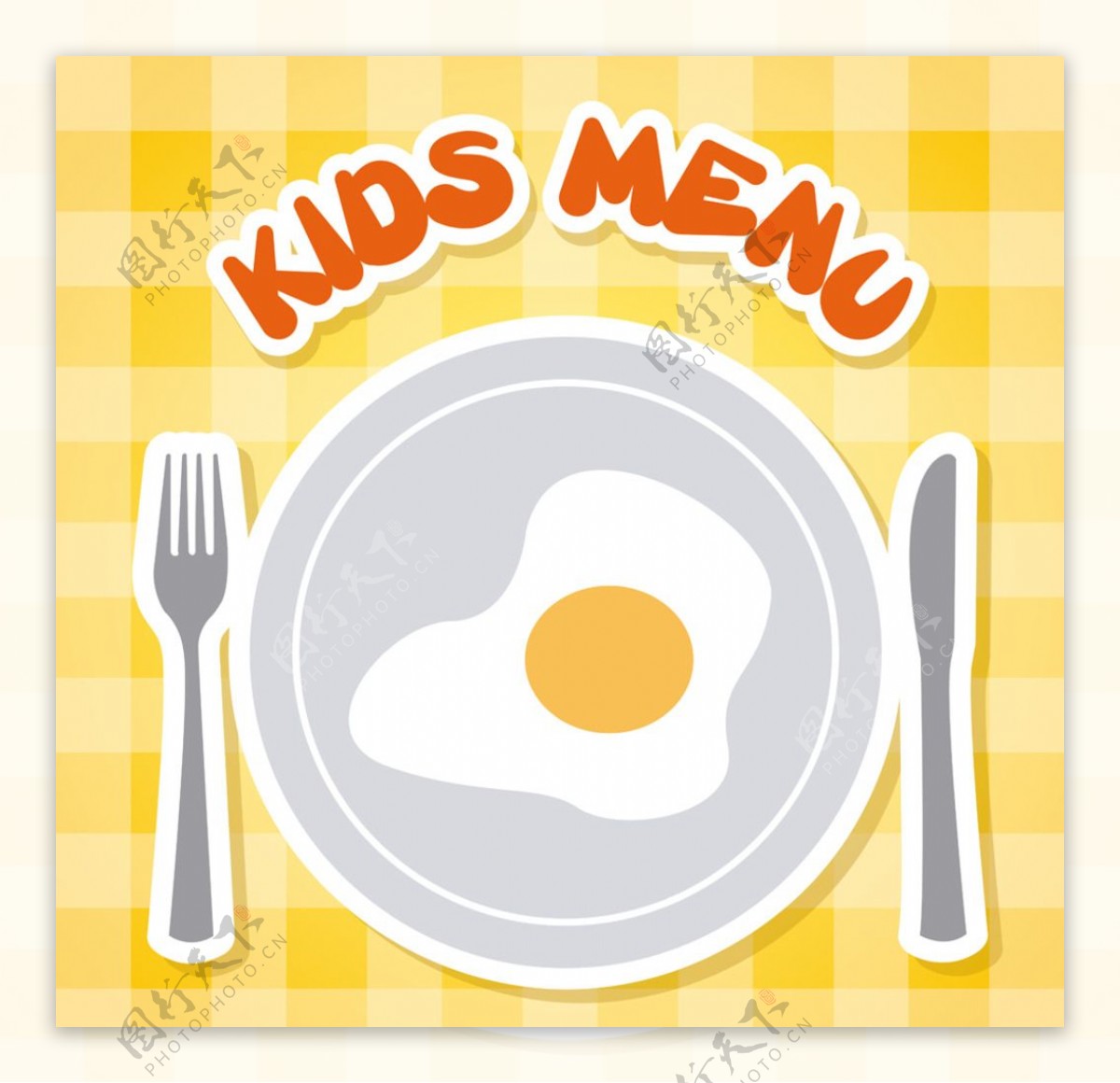 可爱手绘黑板儿童菜单图片素材-编号33262830-图行天下