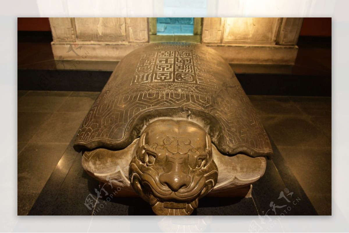 汉代陵墓龟石像图片