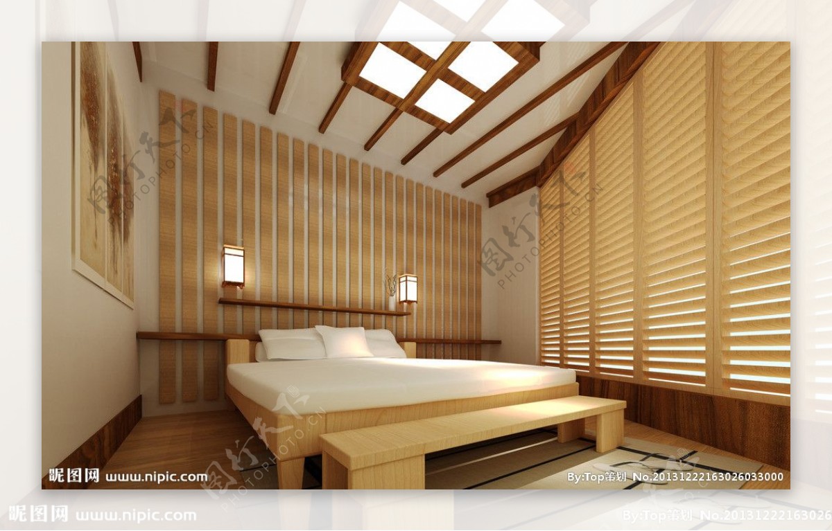 日式卧室图片