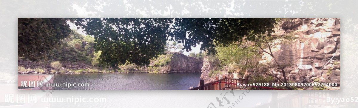 镜泊湖风景图片