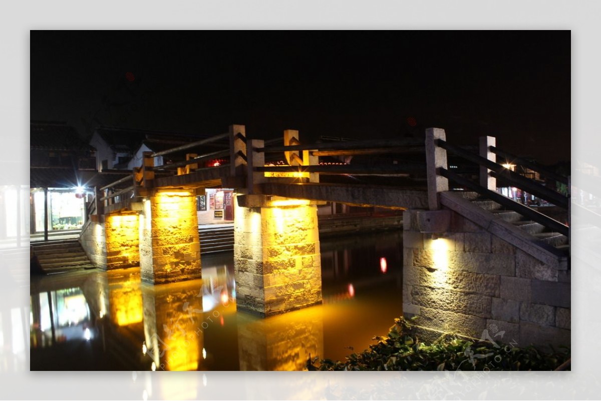 水乡西塘夜景图片
