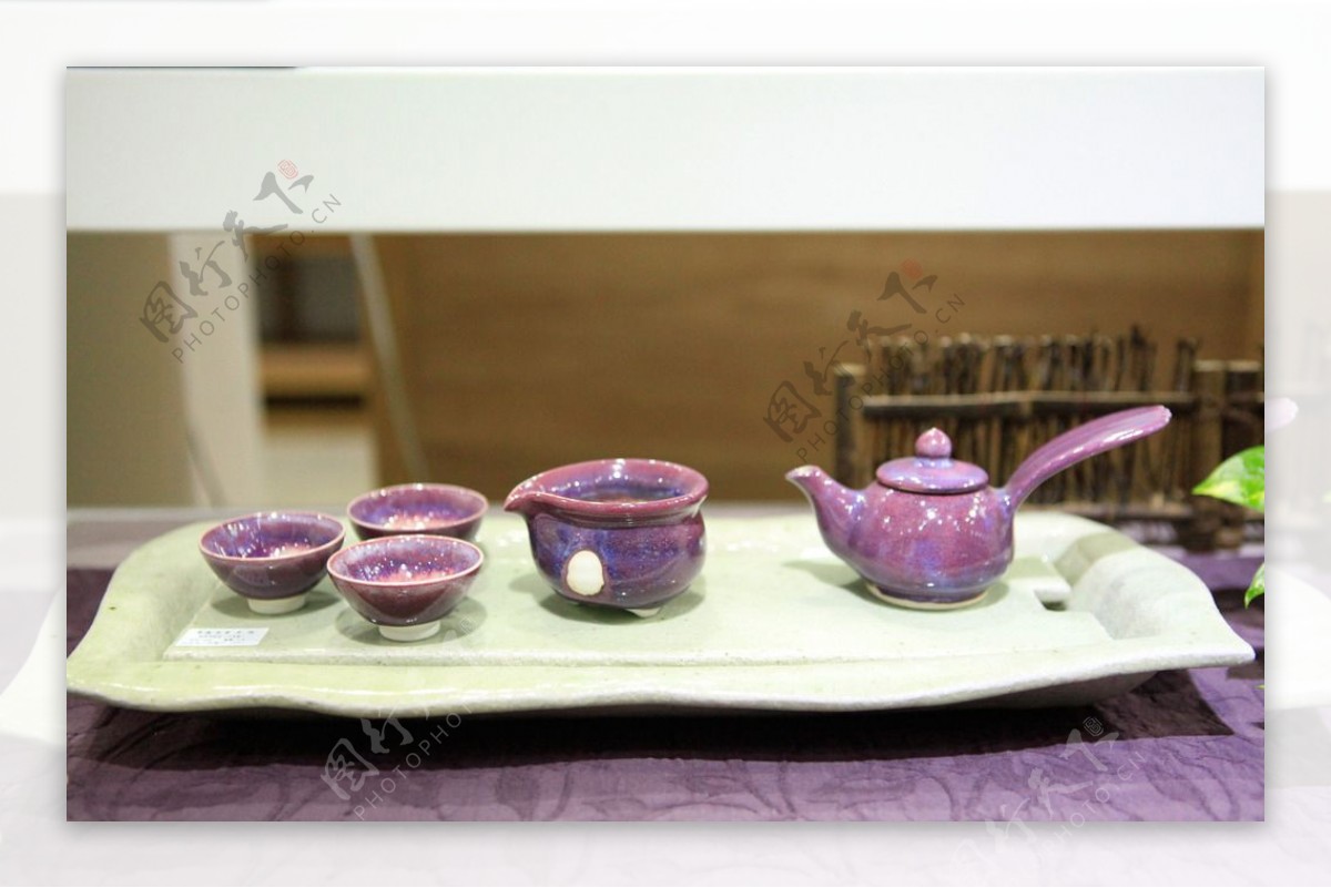 韩国名家手工茶具图片