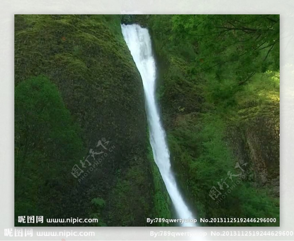 水流水草视频素材