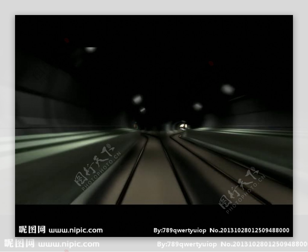 隧道穿梭视频素材