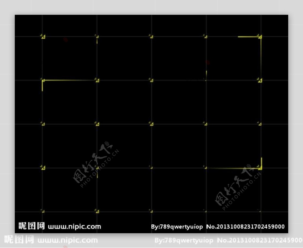 星光棋盘方格视频素材