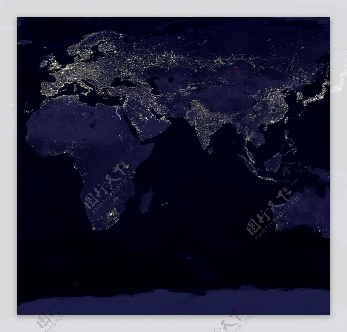 地球夜景贴图图片