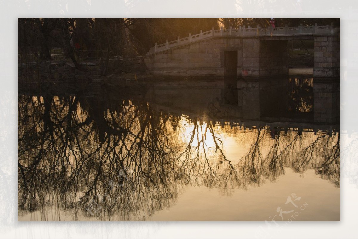 昆明湖冬日景色图片