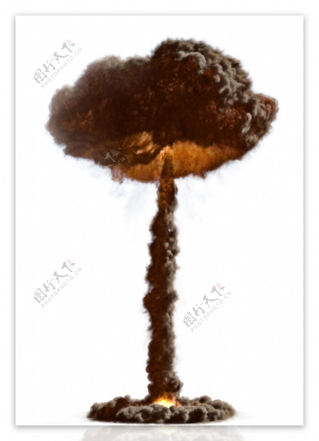 唯美蘑菇云图片