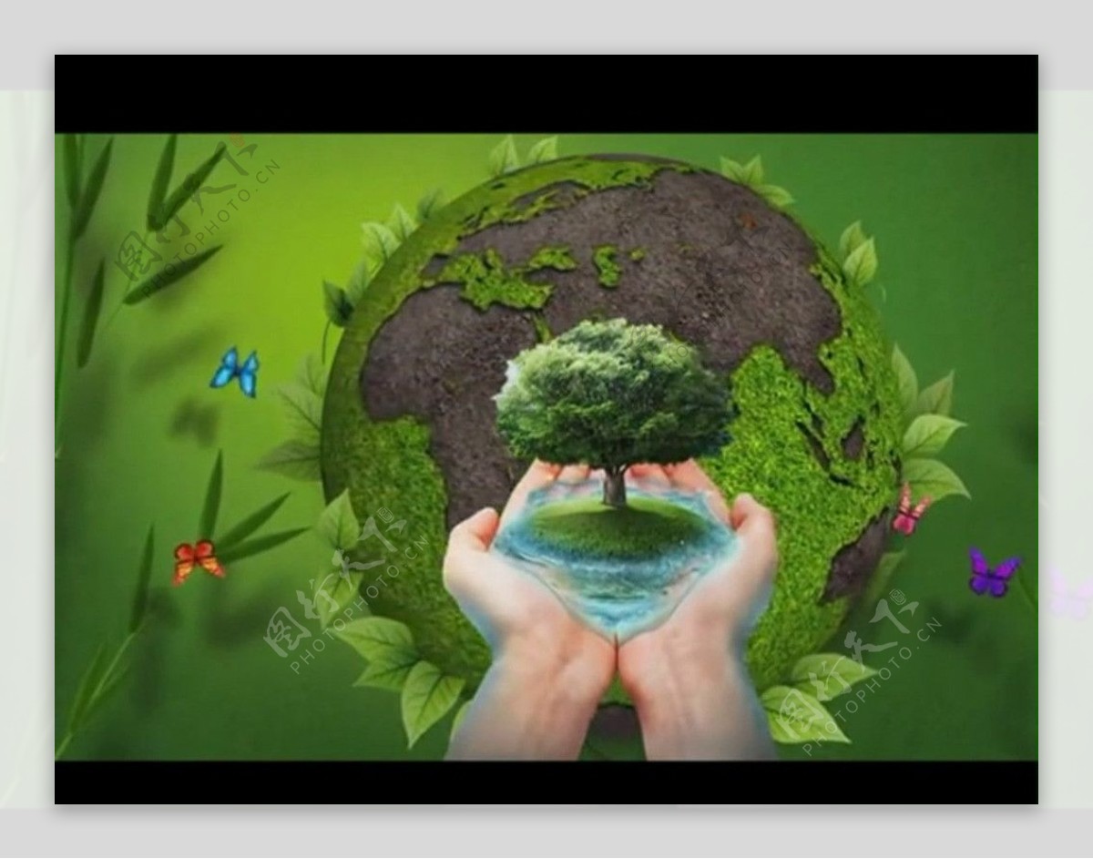 环保地球日视频素材