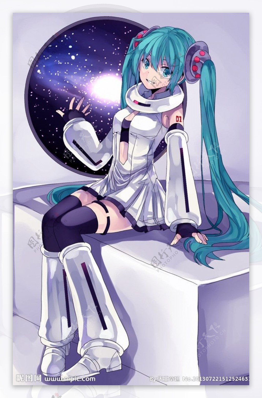 宇宙初音图片