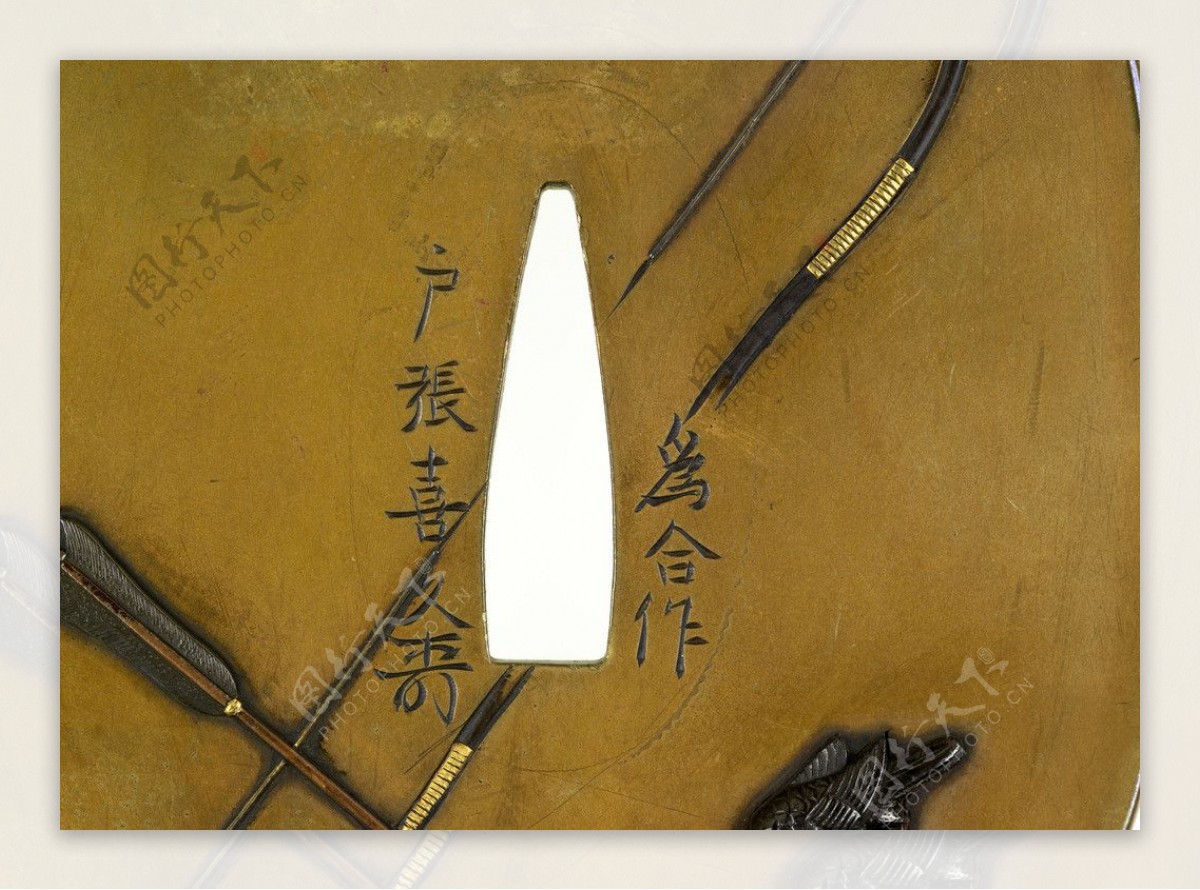 日本刀镡图片