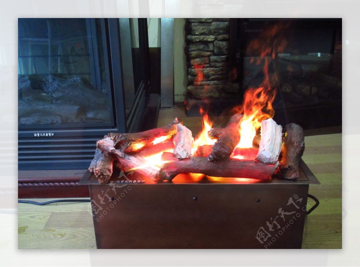 壁炉3d火焰图片