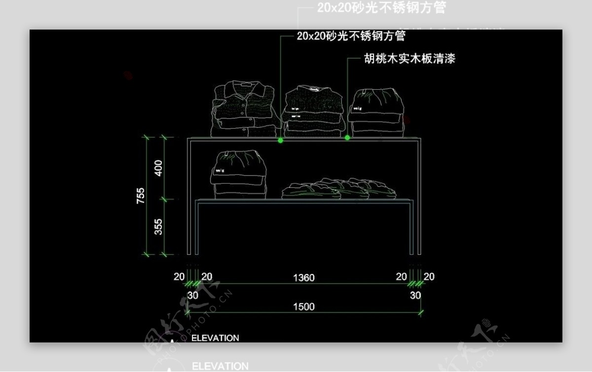 服装类CAD设计素材图片