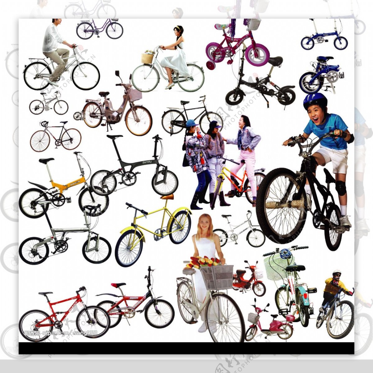 自行车荟萃图片