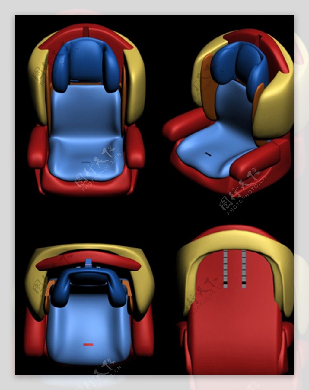 汽车儿童安全座椅图片