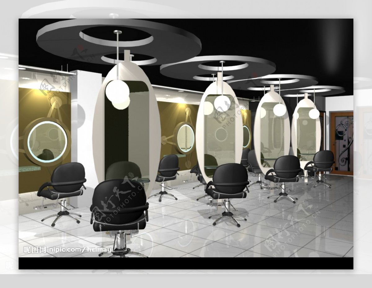 Mohamed Sagheer Hair Salon 美发沙龙设计-建E网设计案例移动端