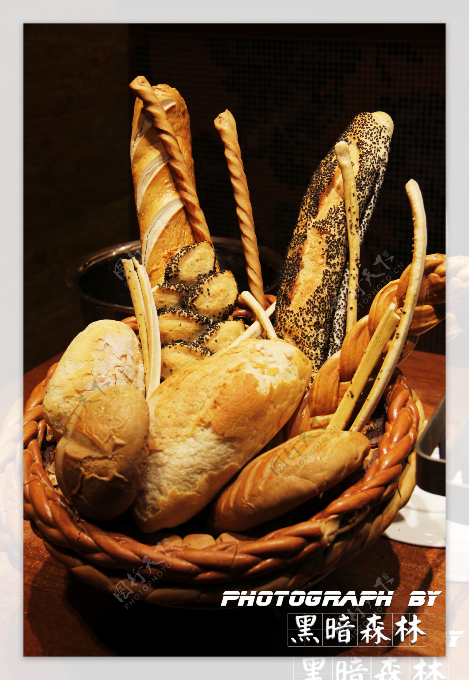 面包篮图片