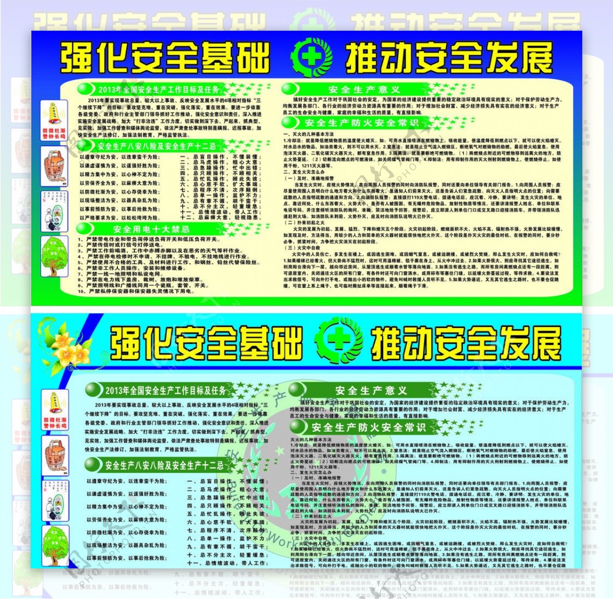 安全生产展板图片