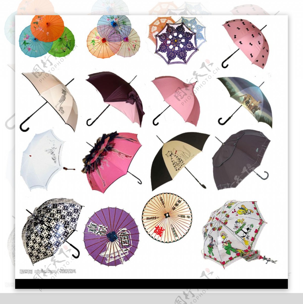 雨伞SD模板图片