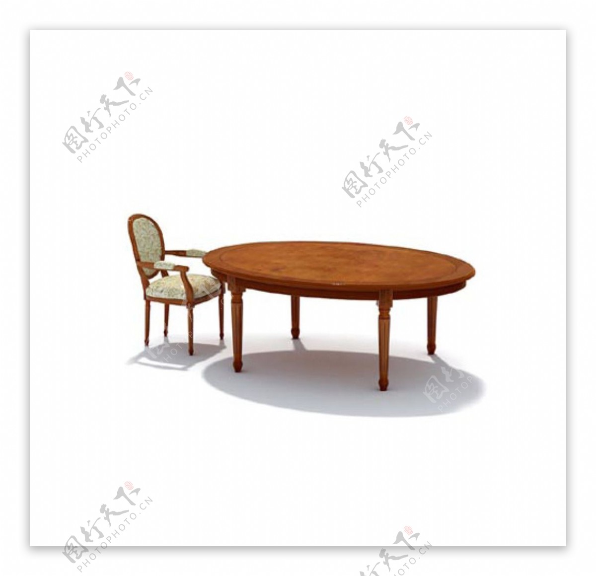 桌椅模型图片