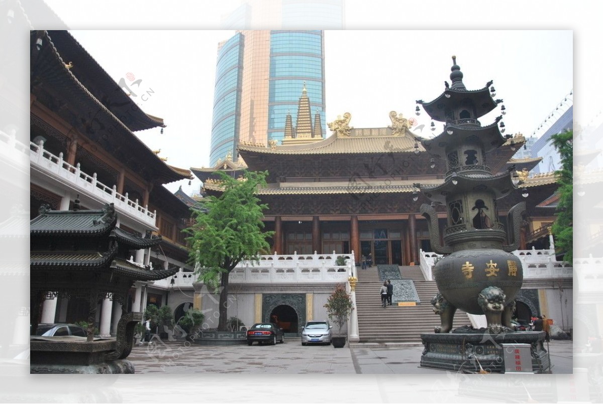 上海静安寺风景图片