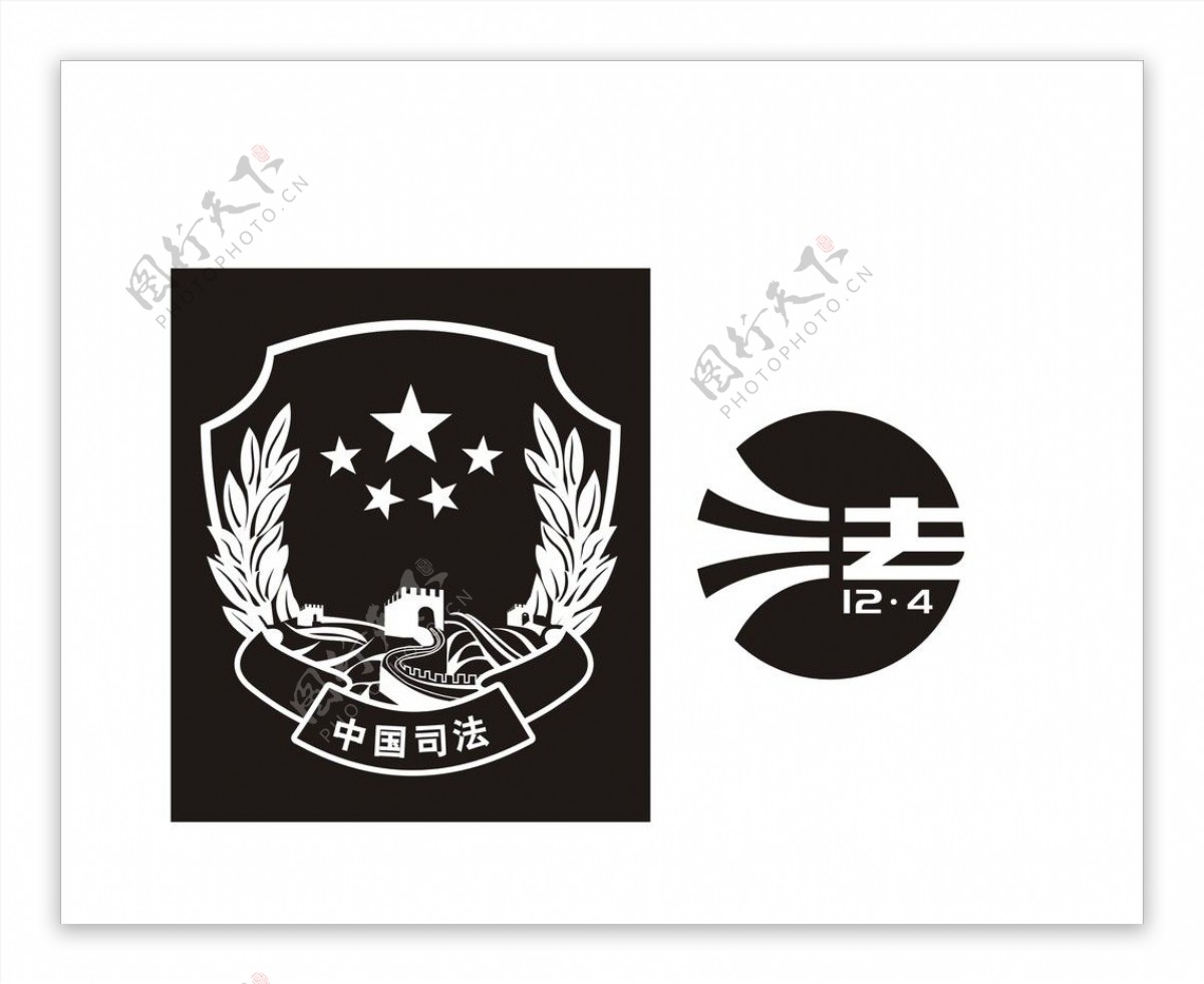 中国司法标志烫金版图片