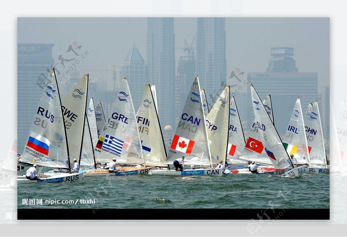 第29届奥运会帆船比赛青岛奥帆中心图片