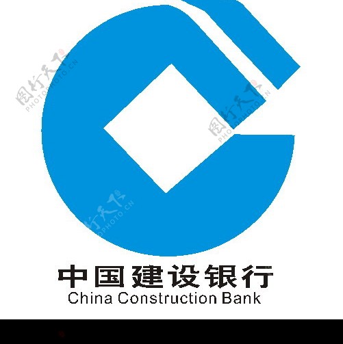 矢量建设银行标志图片