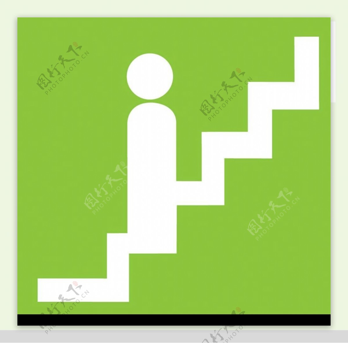 楼梯通道标识图片