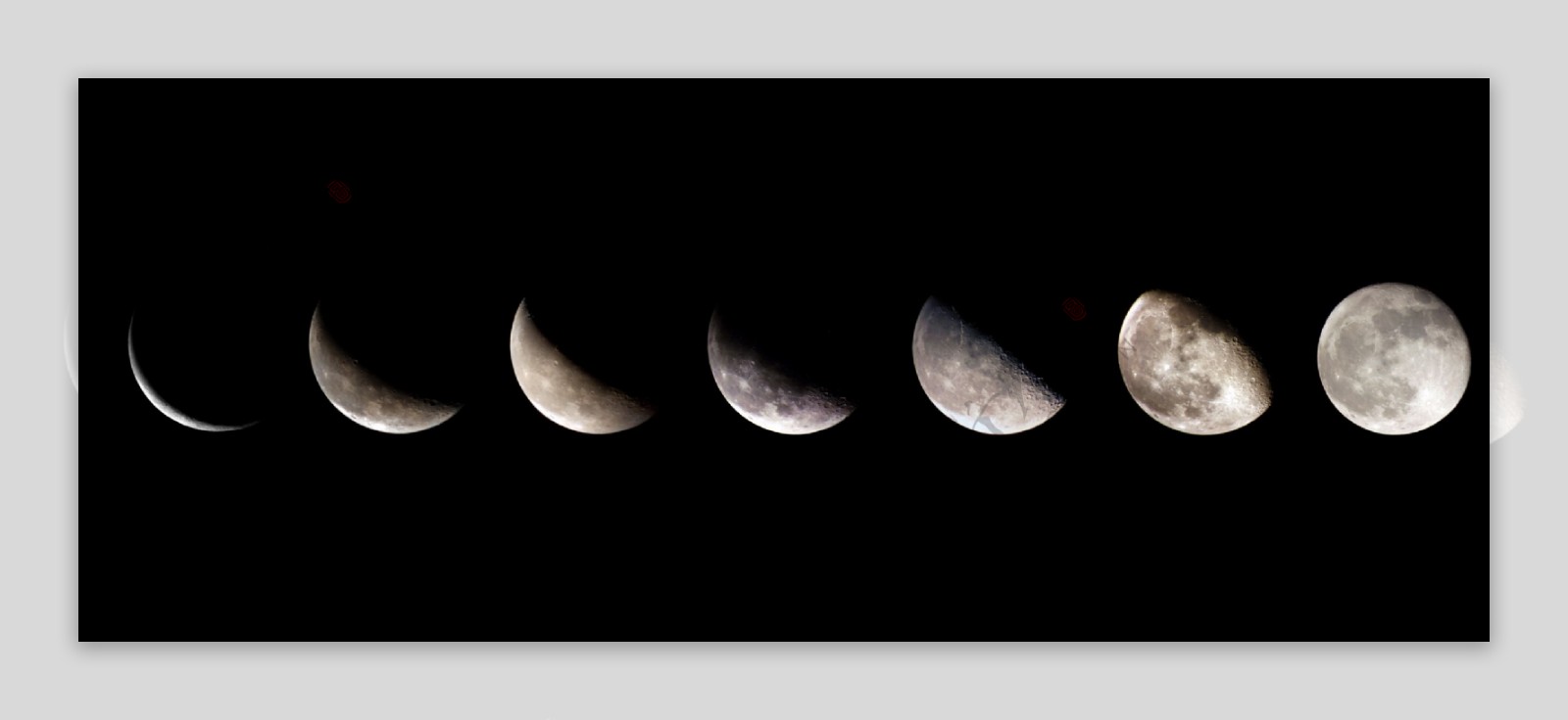 月食全景图片