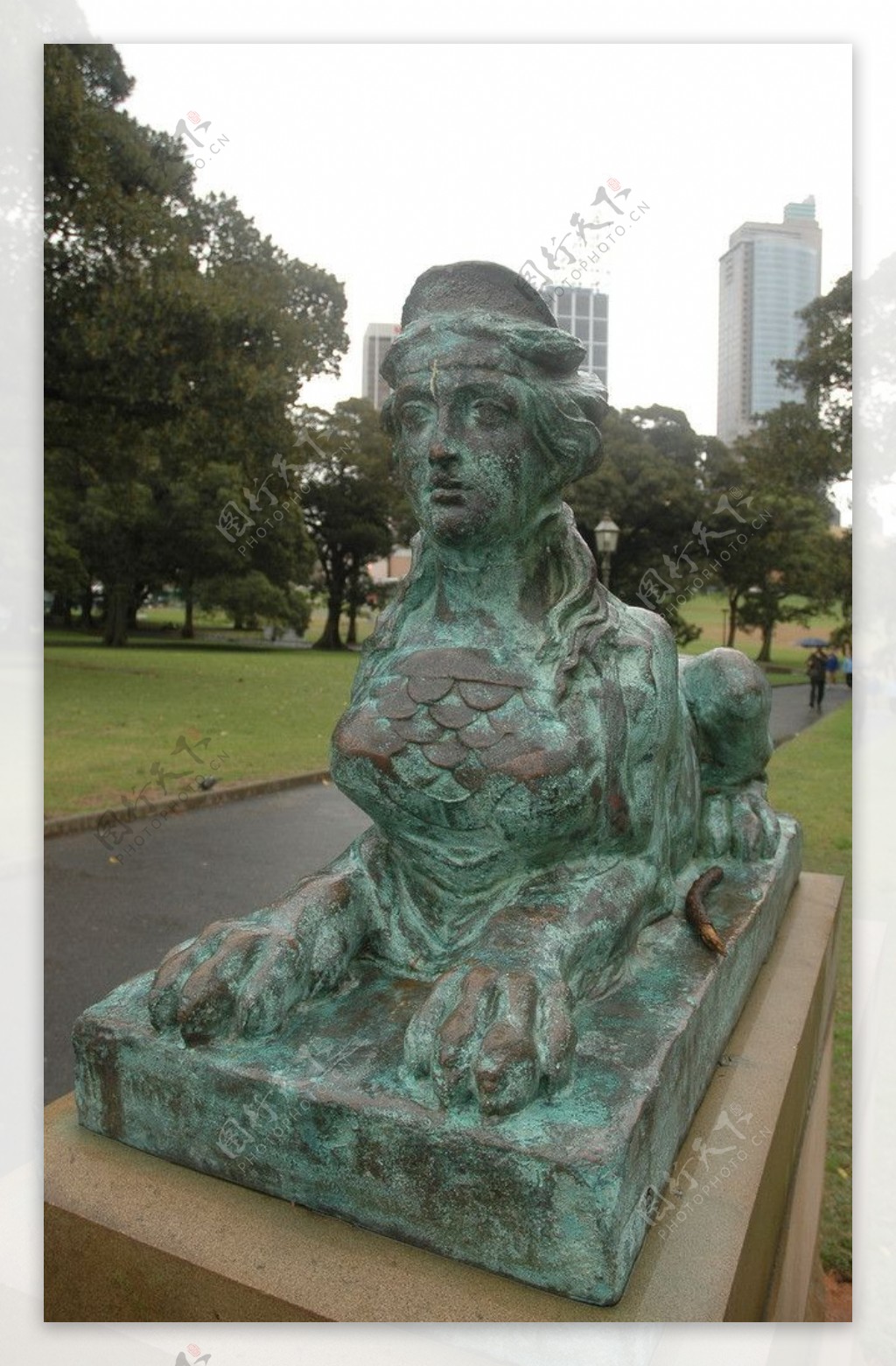 悉尼狮身妇女雕像图片