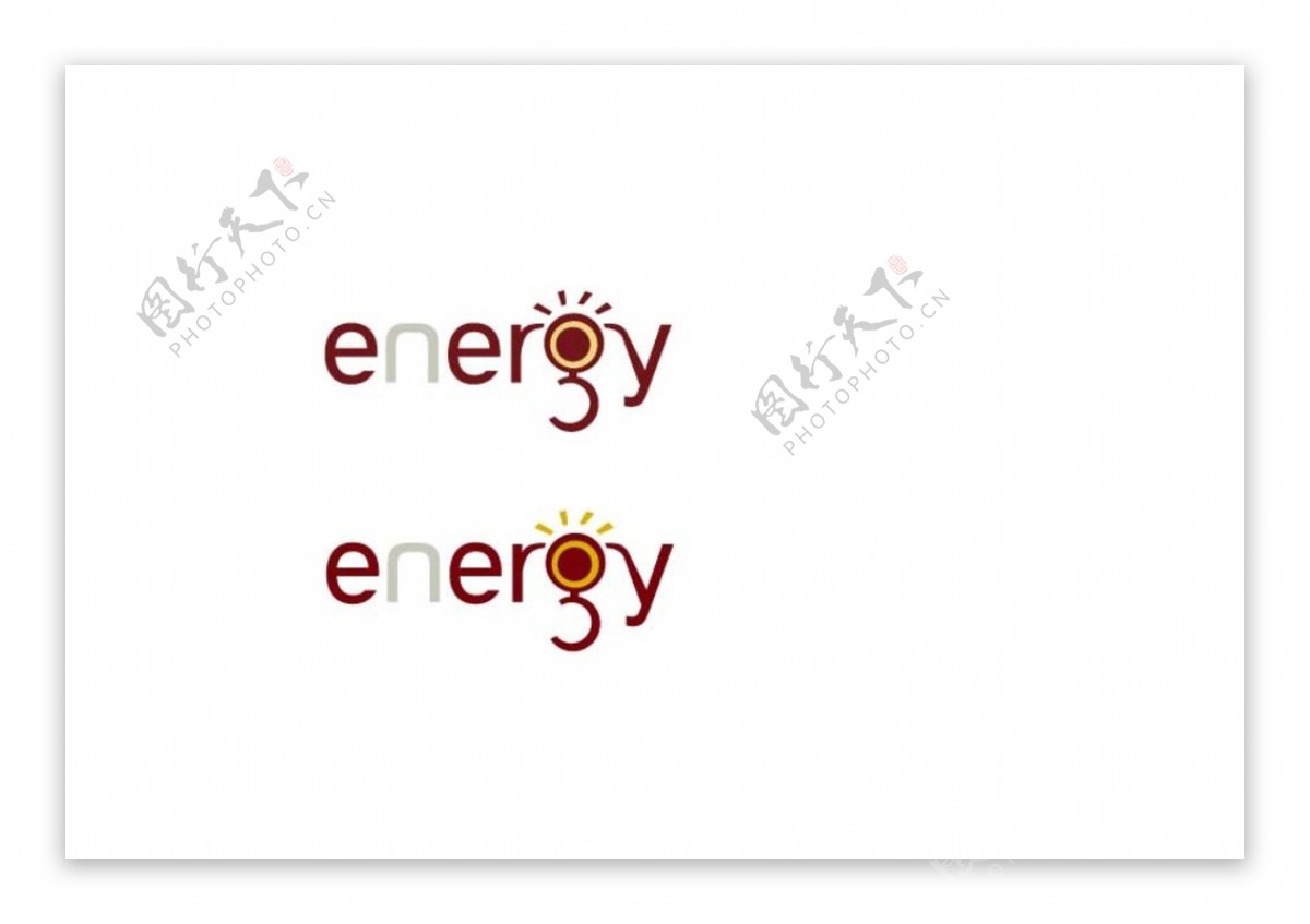 ENERGY字体设计图片