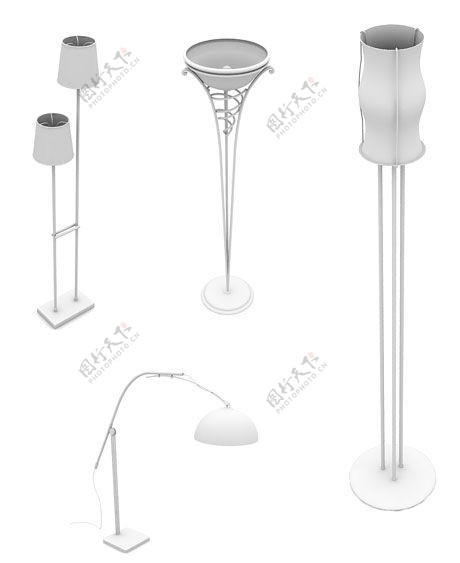 4款地灯模型图片