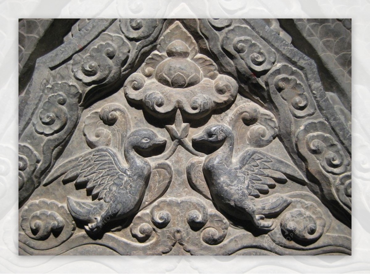 唐代石棺雕刻图片
